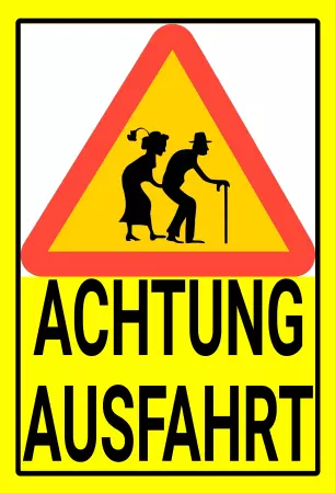 Parken verboten SchildParken - Verkehr Achtung Ausfahrt Bild
