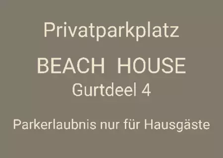Parken verboten SchildParken - Verkehr BEACH HOUSE Bild