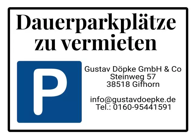 Parken verboten Schild Parken - Verkehr Dauerparkplätze Bild