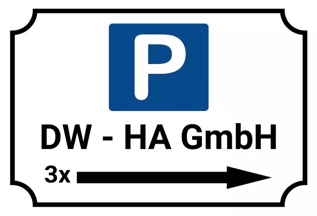 Parken verboten Schild Parken - Verkehr DW - HA GmbH Bild